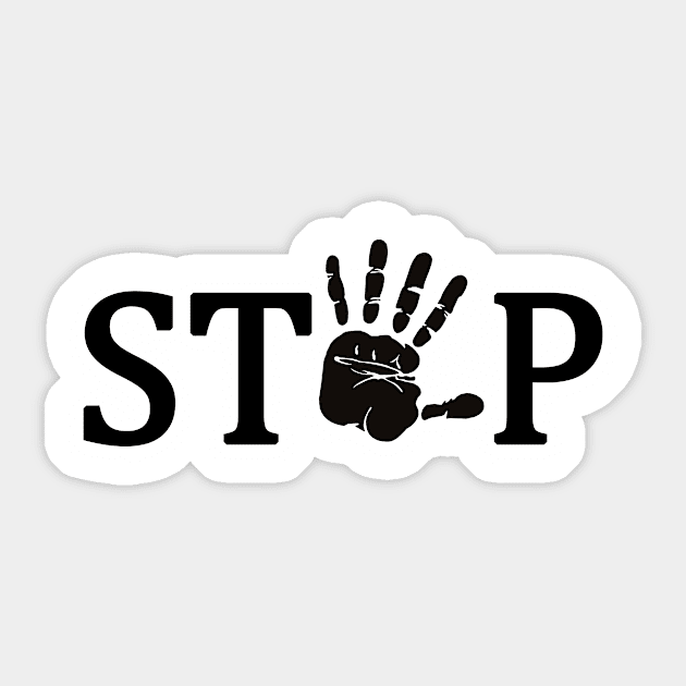 Stop Sticker by MissMorty2